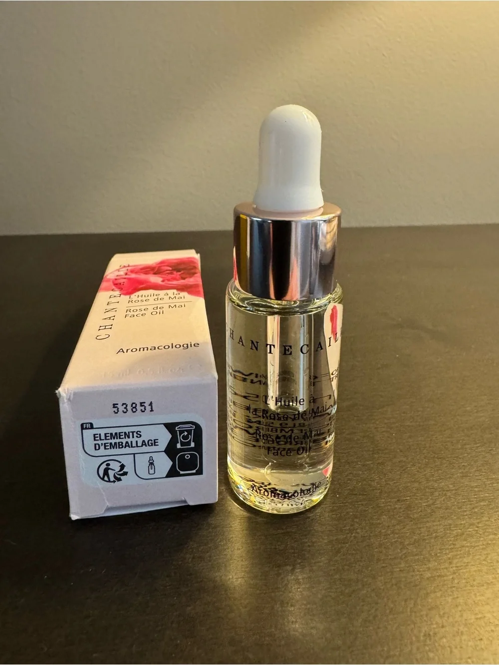 Chantecaille L’Huile Rose de Mai Face Oil .5 oz 15 ml NIB